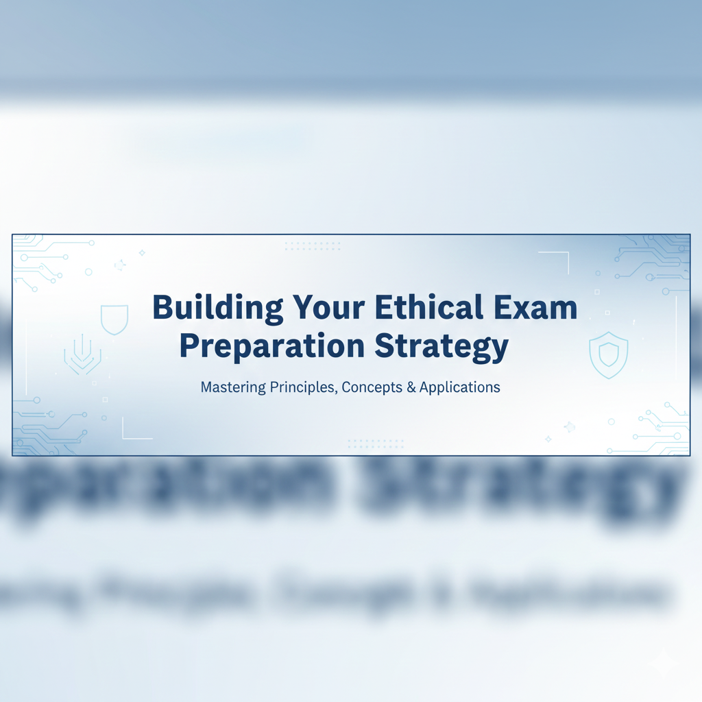 Building Your Ethical Exam Preparation Strategy