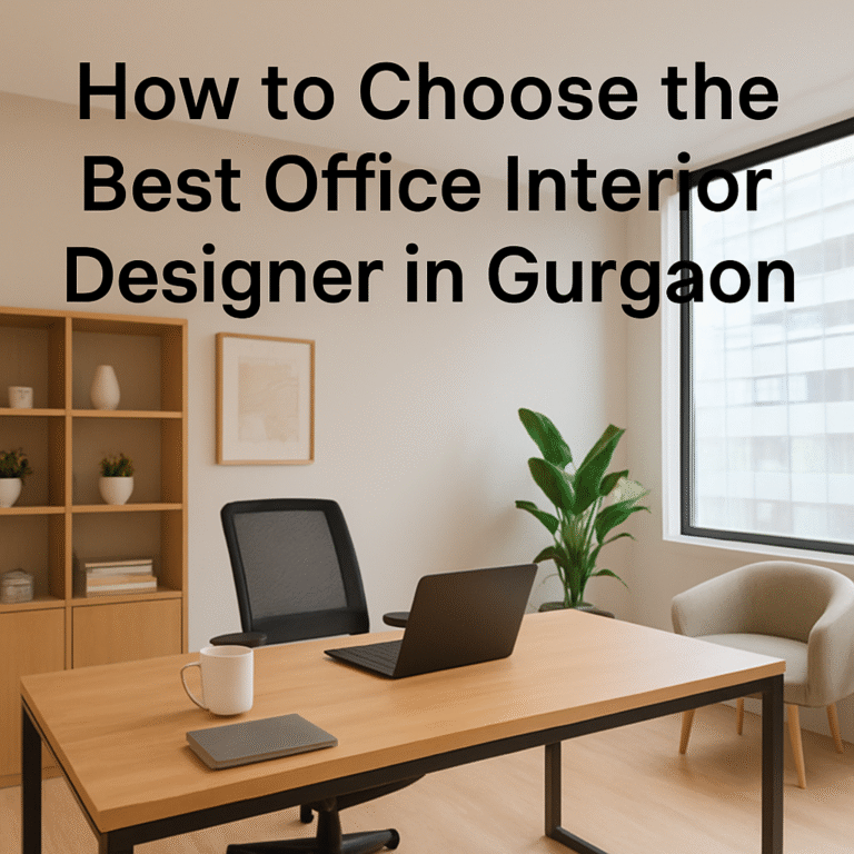 Professional office interior design in Gurgaon — create a modern, productive, and welcoming workspace with Reecan Interior’s tailored design solutions.