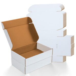 white shipping boxes