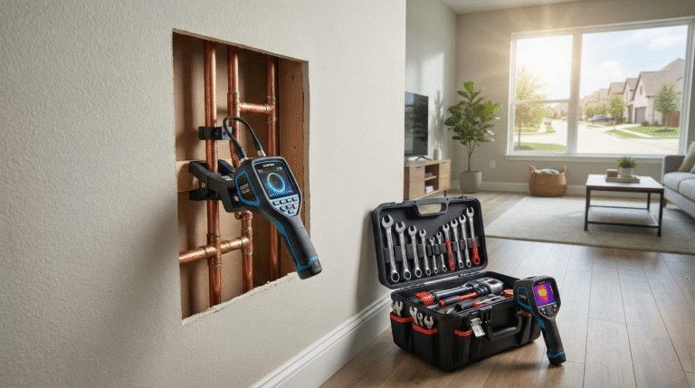 Do plumbing services in Denton fix hidden leaks fast?