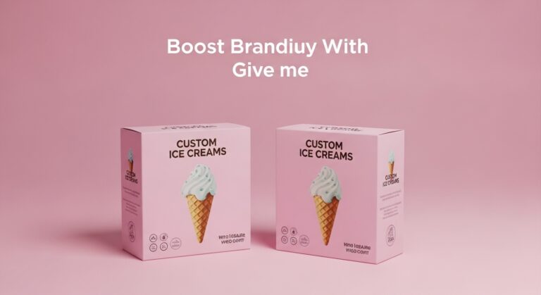 Custom ice cream boxes