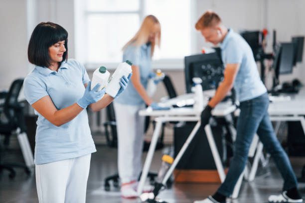 Commercial office cleaning