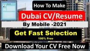 Why Dubai CV Maker Services Are Essential for the UAE Job Market