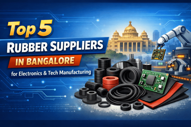 Top 5 Rubber Product Suppliers in Bangalore Serving the Electronics and Tech Manufacturing Sectors