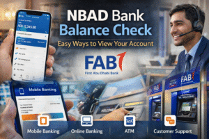 NBAD Bank Balance Check