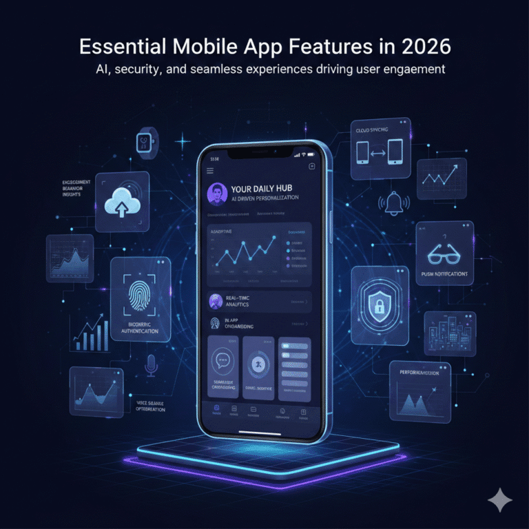 Essential Features Every Modern Mobile App Must Have in 2026