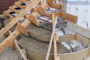 concrete stair forming in Chilliwack