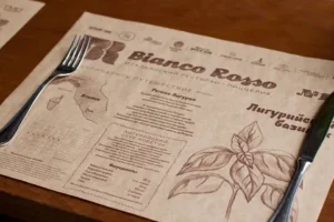 custom paper placemats