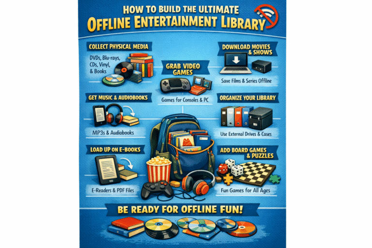 How to Build the Ultimate Offline Entertainment Library