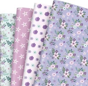 Flower wrapping paper