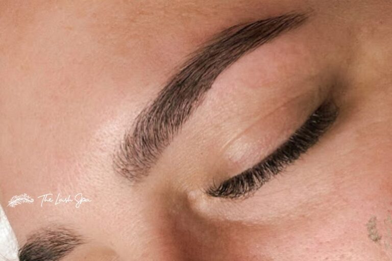 brow lamination and eyelash lift